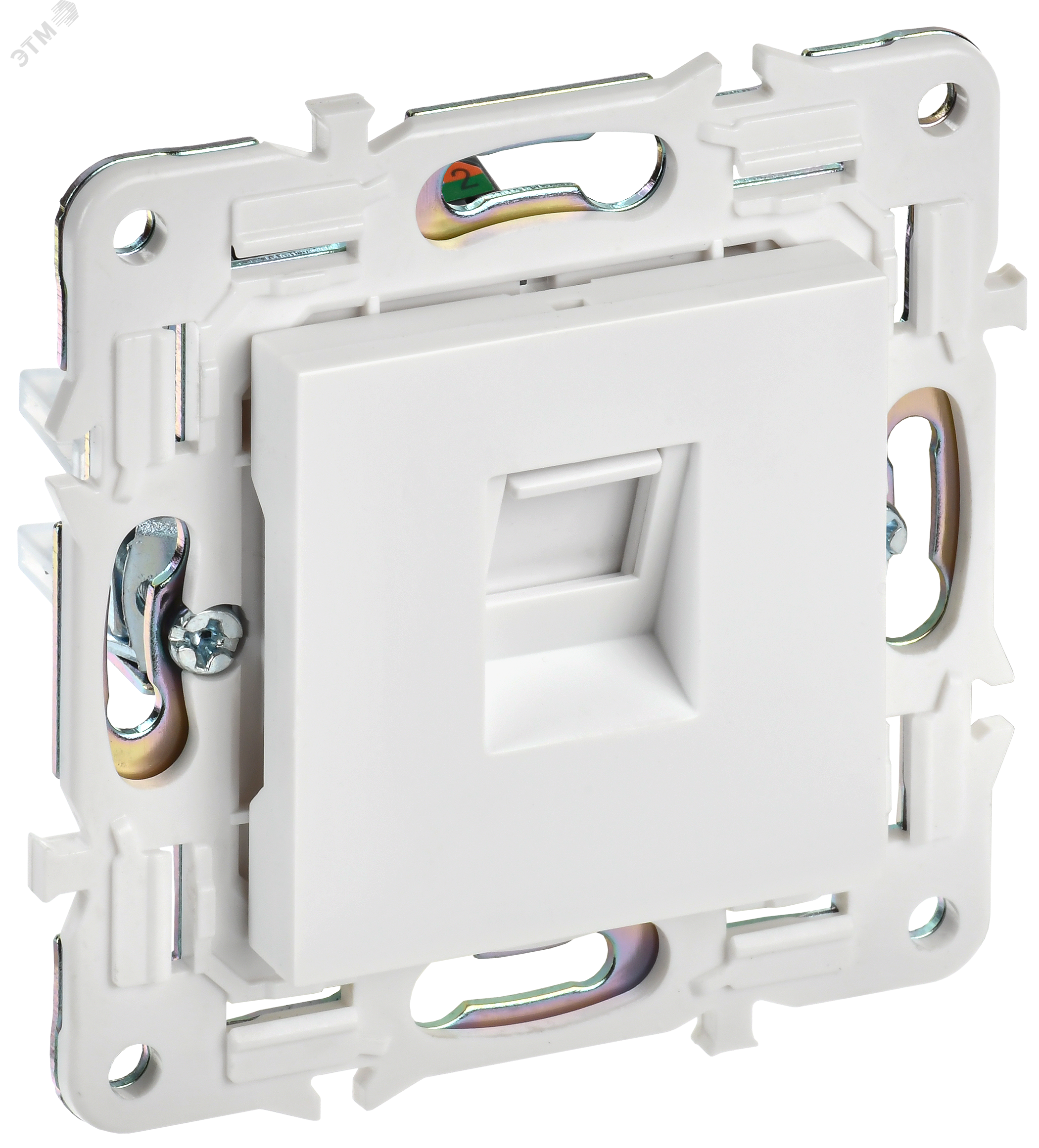 SKANDY Розетка компьютерная RJ45 кат.6 SK-K02W арктический белый IEK SK-K10-2-K01