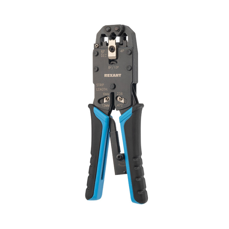 Кримпер HT-200R ТАЙВАНЬ для обжима 10P10C, 8P8C, 6P6C, 4P4C 12-3442-1