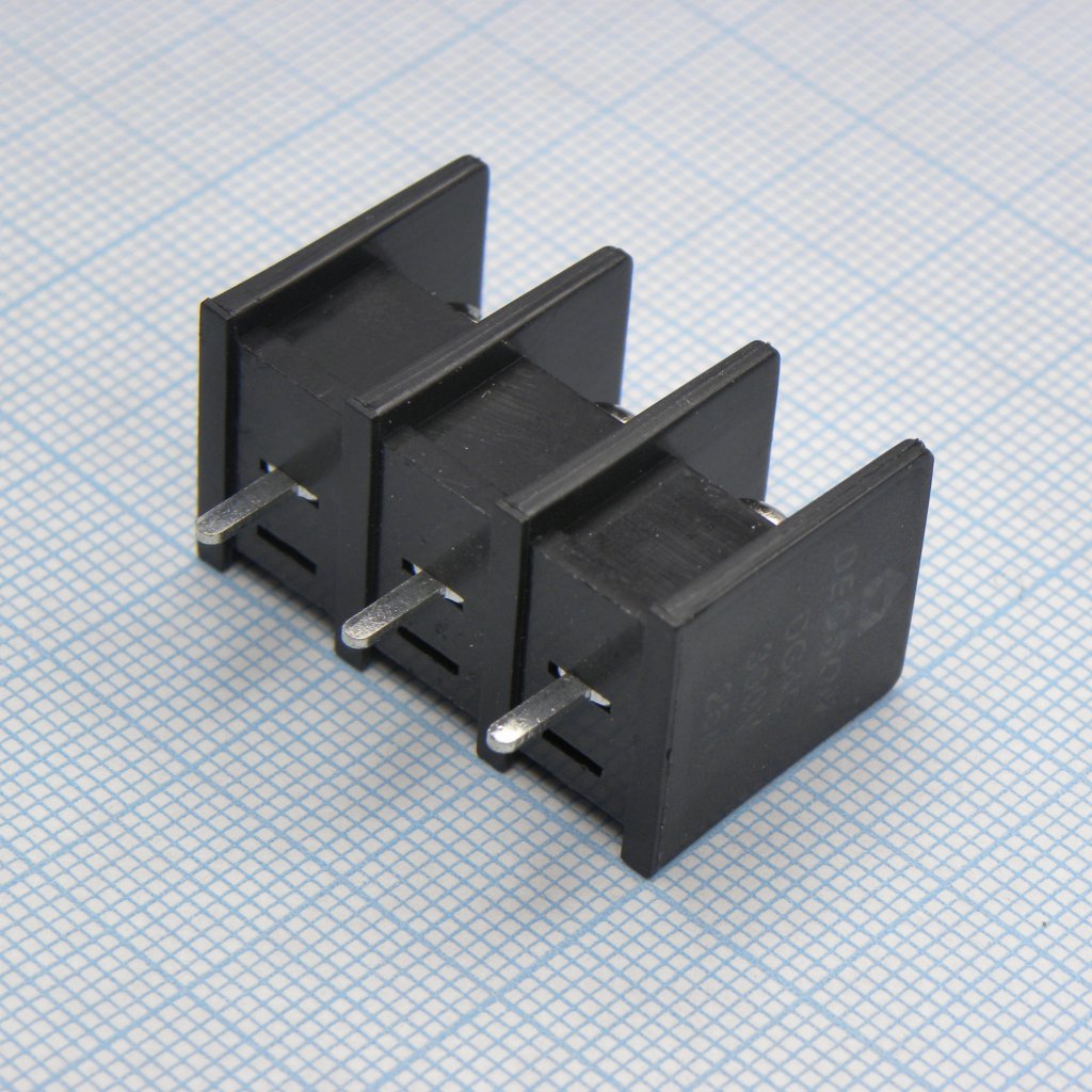 DG45C-B-03P-13-00A(H) - Барьерный клеммный блок 3 контакта. Серия DG45C-B