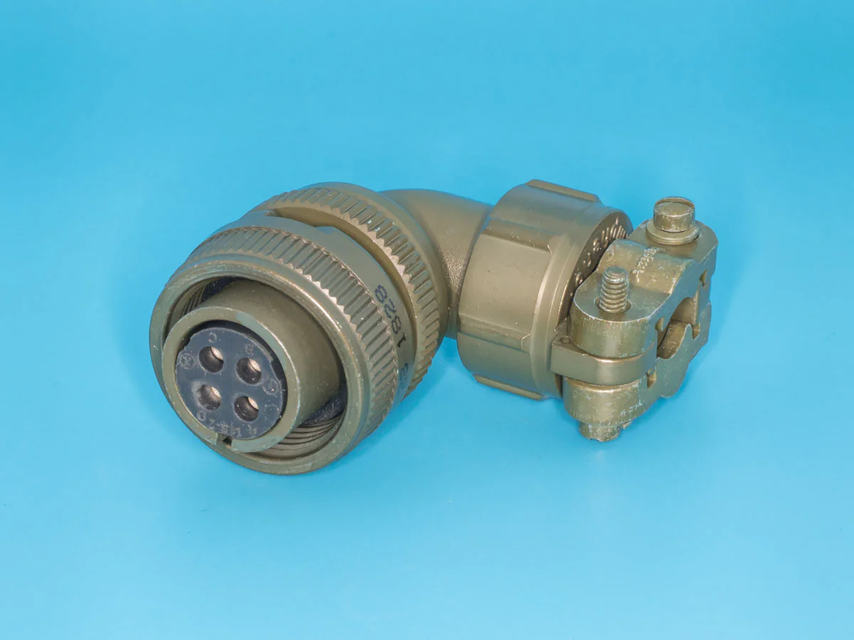 MS3108E-14S-2S - Разъём серии MS  4 контакта, гнездо на кабель, прямой угол