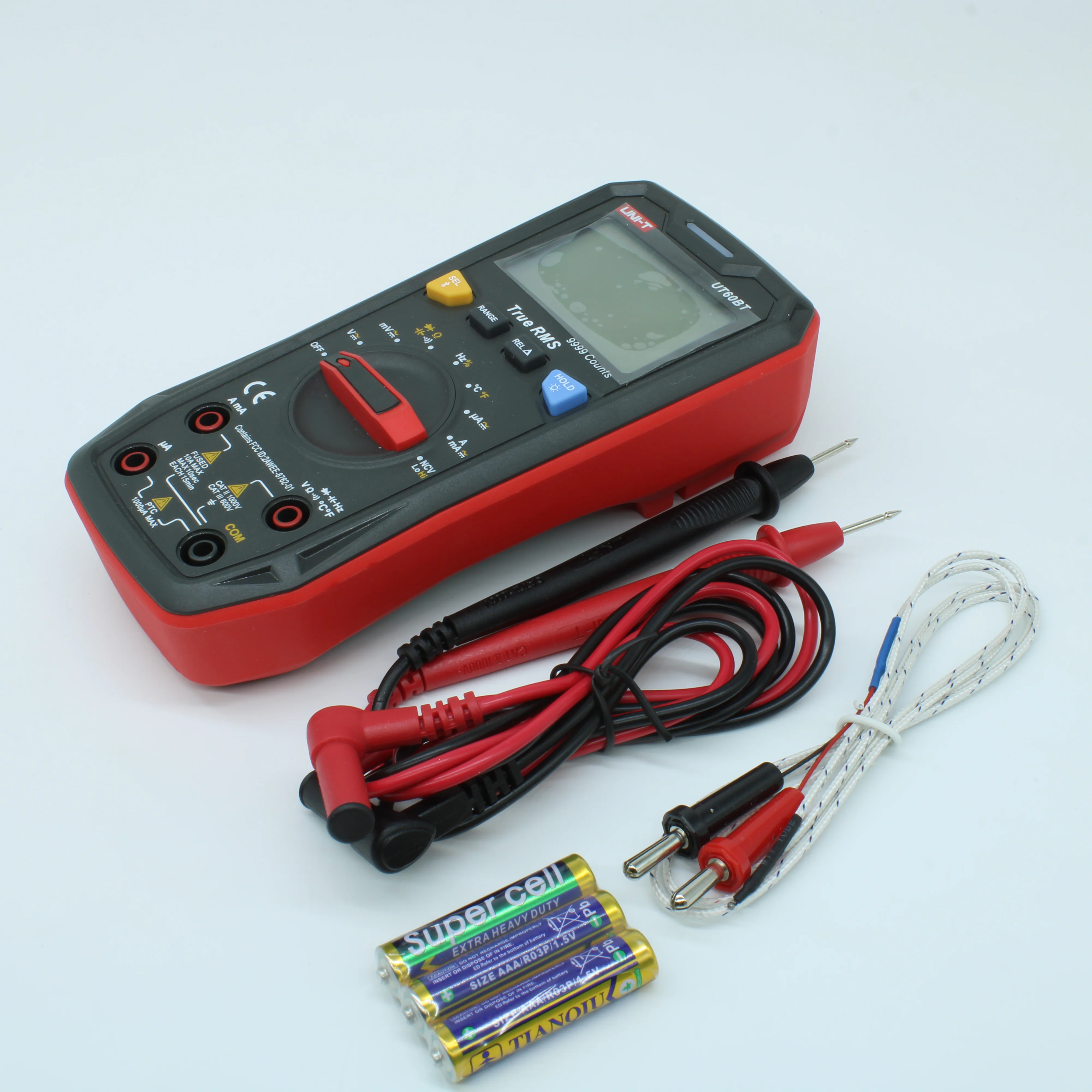 UT60BT - Компактный цифровой мультиметр автомат Bluetooth True RMS NCV