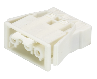 Разъем GST18I3F B2 REV  WS 92.031.7658.0 - Розеточный разъем в панель, 3 полюса, пружинная фиксация, толщина панели 1,5-2,5 мм номинальное напряжение: 250V, номинальный ток: 20A, цвет: белый, серия gesis GST18i3