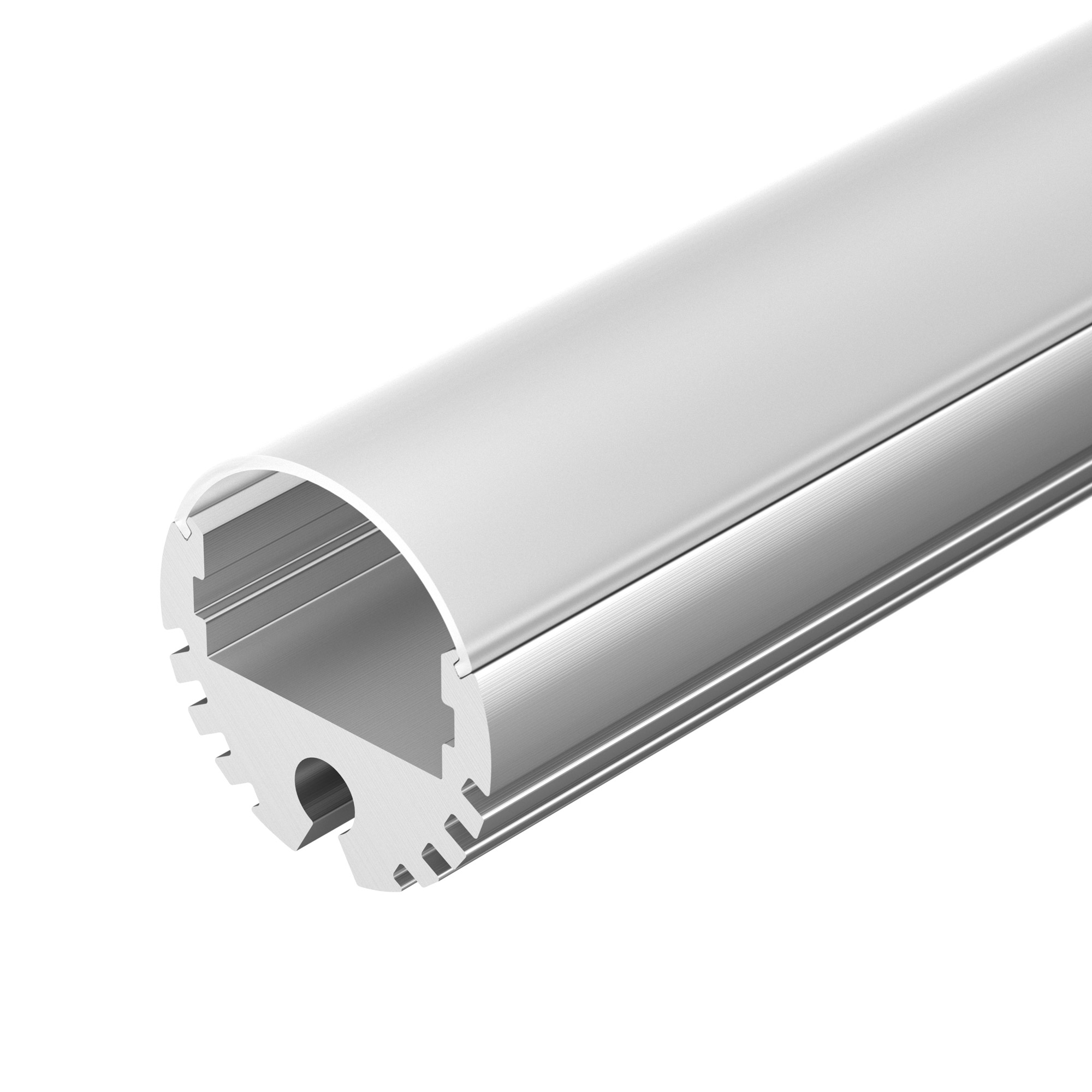Профиль ROUND-D20-2000 ANOD 040645 - Алюминиевый анодированный круглый профиль для светодиодных лент и линеек. Габаритные размеры профиля (LхWхH): 2000x20,5x15мм. Габаритные размеры профиля с экраном (L?D): 2000xD20,5 мм. Ширина площадки для ленты 12 мм.