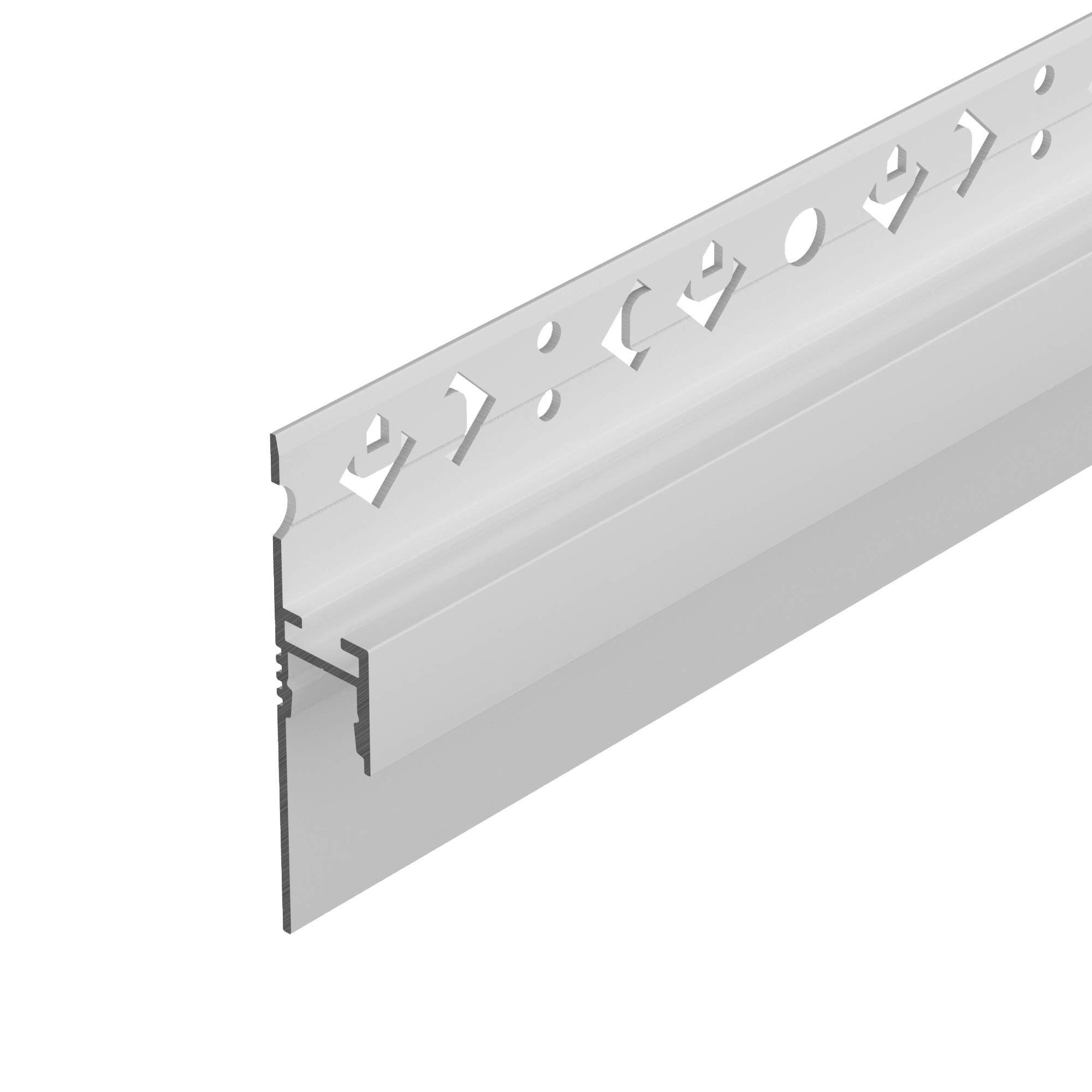 Профиль ARH-PLINTUS-FANTOM-2000 WHITE 034983 - Алюминиевый профиль для светодиодных лент и линеек, для подсветки стен и пола по периметру. Цвет-белый RAL9003 (порошковая окраска). Габаритные размеры (LхWхH): 2000x13,2x60 мм. Ширина площадки для ленты 9,2 