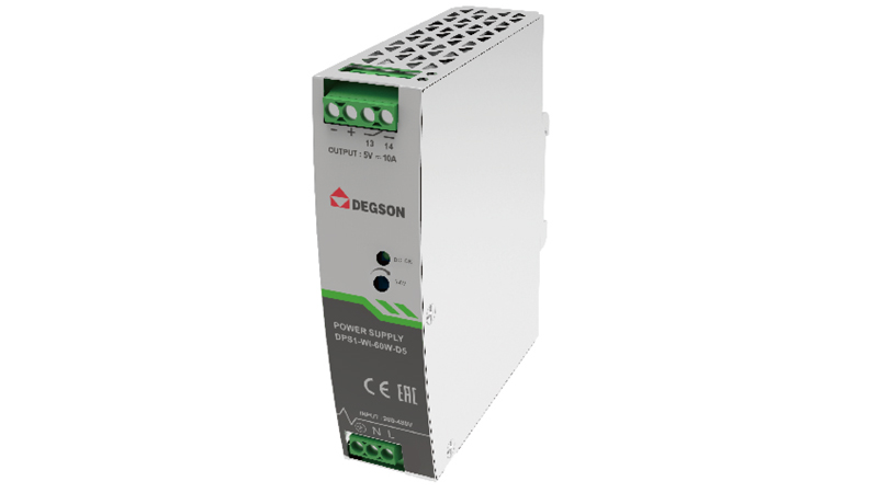 Блок питания DPS1-WI-60W-D24 - Источник питания, однофазный, 24V / 2,5A / 60W; диапазон входных напряжений: 90 - 264VAC / 127 - 370VDC, монтаж: на DIN рейку, температура окружающей среды –30°C…+85°C