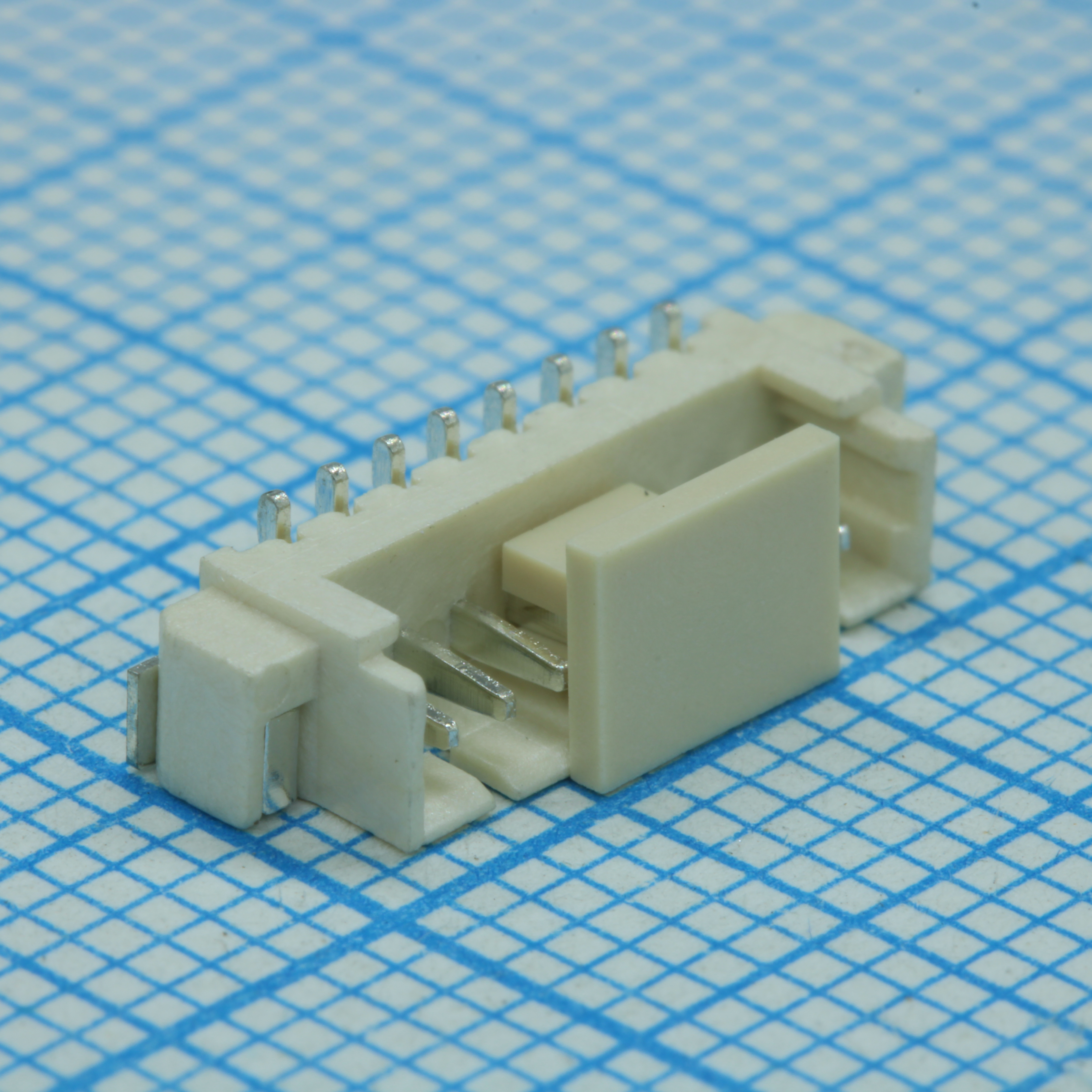 DS1020-03-08MVT1-R - Разъем провод-плата SMD без фланца обжимной 8 контактов шаг 1.25мм