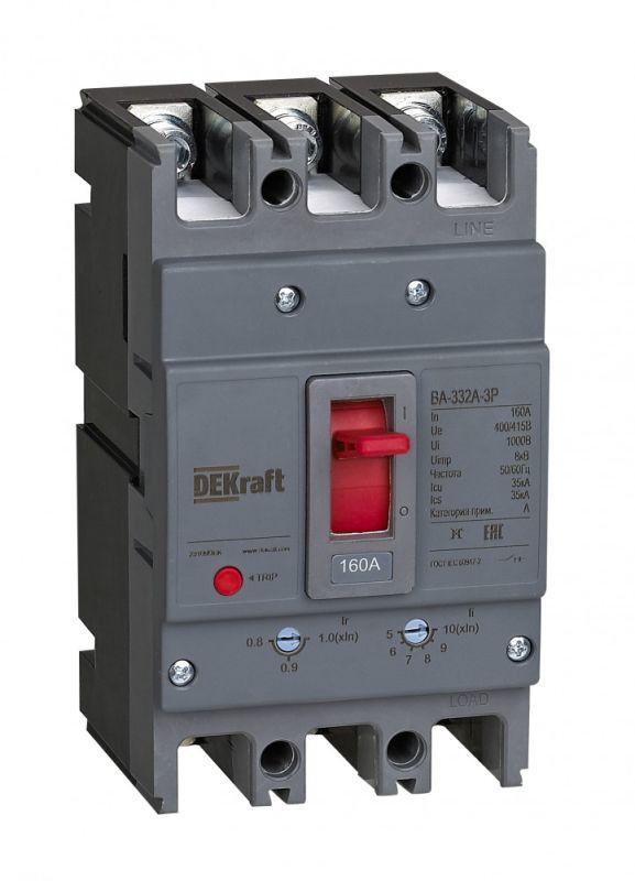 Выключатель автоматический 3п 50А 35кА ВА-332А 28103DEK