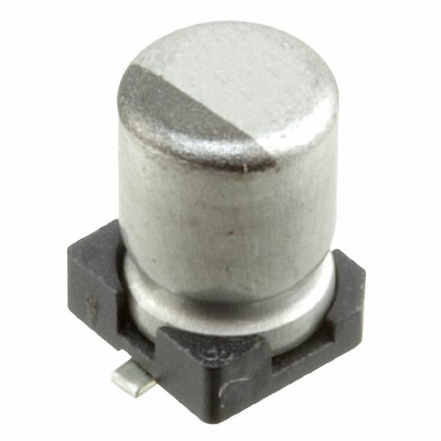 UCD1C220MCL6GS - Конденсатор алюминиевый электролитический 22мкФ 16В ±20% (4х5.8мм) для поверхностного монтажа 90мА 2000час 105°С автомобильного применения лента на катушке