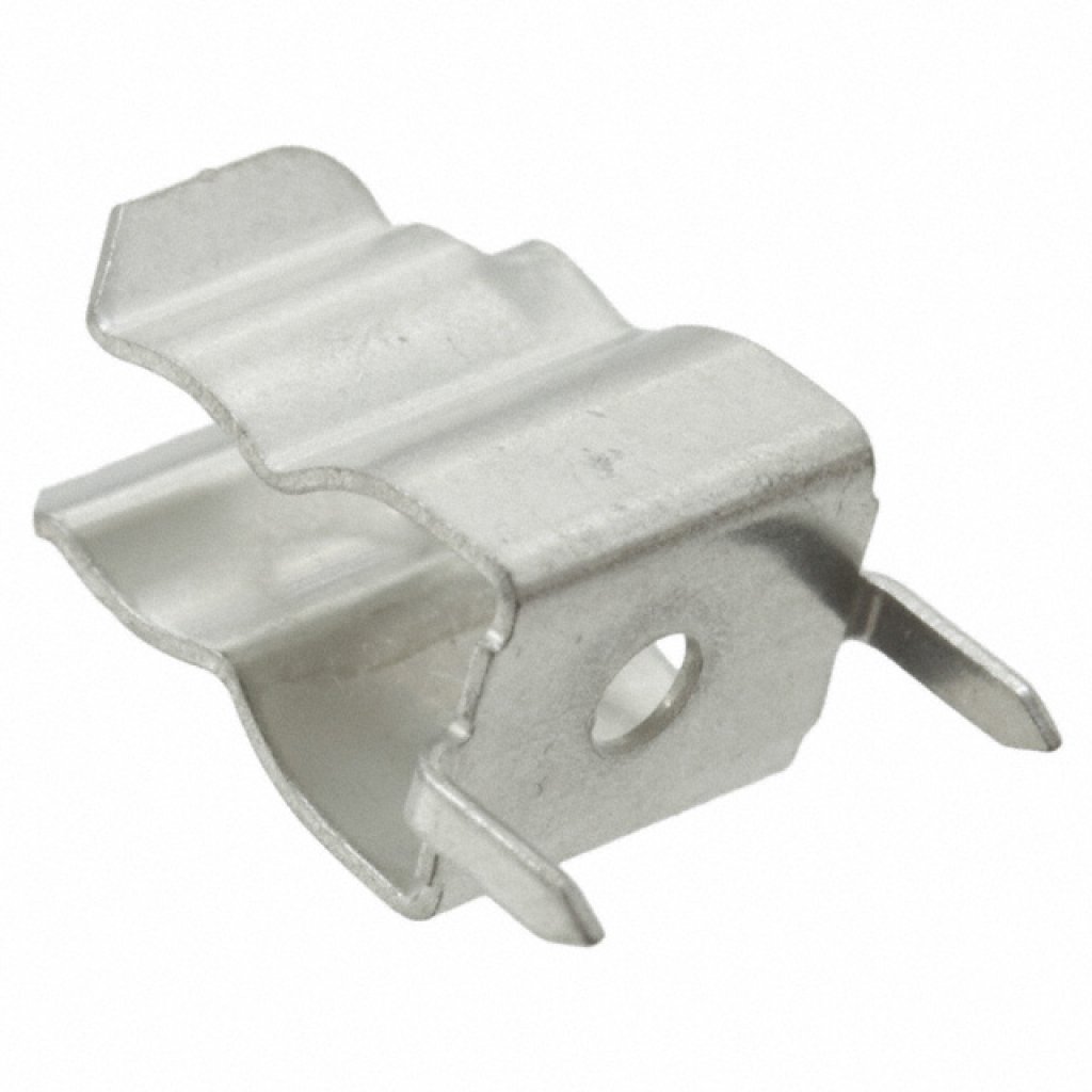 0751.0056 - Контакты-держатели предохранителя (клипса) диаметром 5мм, монтаж на плату, 6,3А, 250В DC/AC