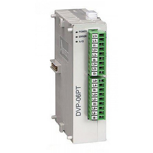 Модуль аналогового ввода DVP06PT-S - Route PT, 14bit (0.1?), 24V DC Power, SLIM