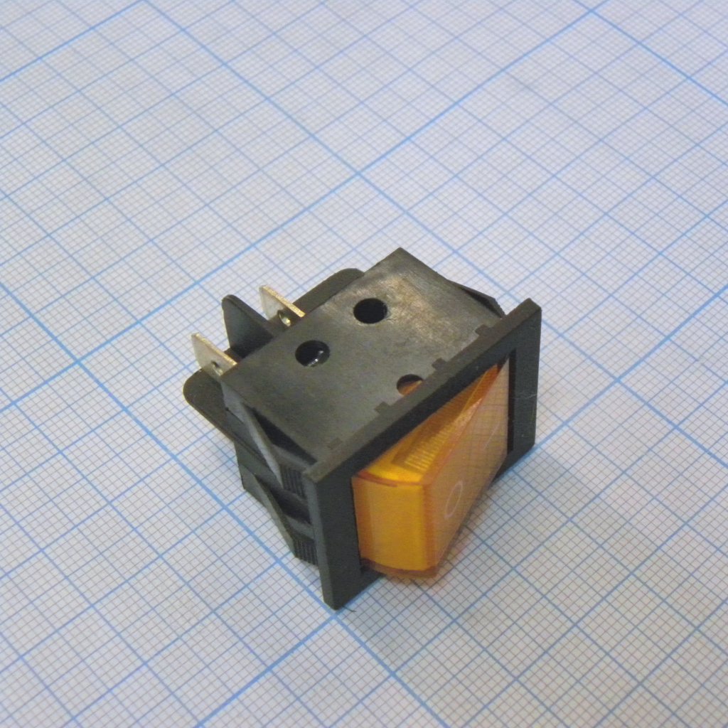 SWR 201-3A3 Ч/Ж IRS - Переключатель клавишный с подсветкой