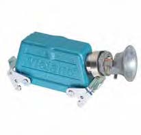 Крышка разъема Ex 99.738.3329.7 - Крышка разъема на кабель, типоразмер 24B, взрывозащищита, с уплотнителем, 1 кабельный ввод M32x1,5, с разгрузкой на изгиб, IP54, с боковым расположением, с двумя защелками, материал корпуса: цинковый сплав