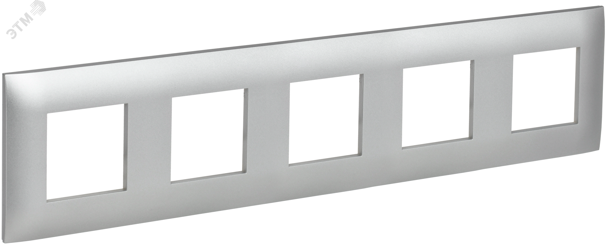 SKANDY Рамка 5-местная SK-F05S серебряный IEK SK-M52-K23