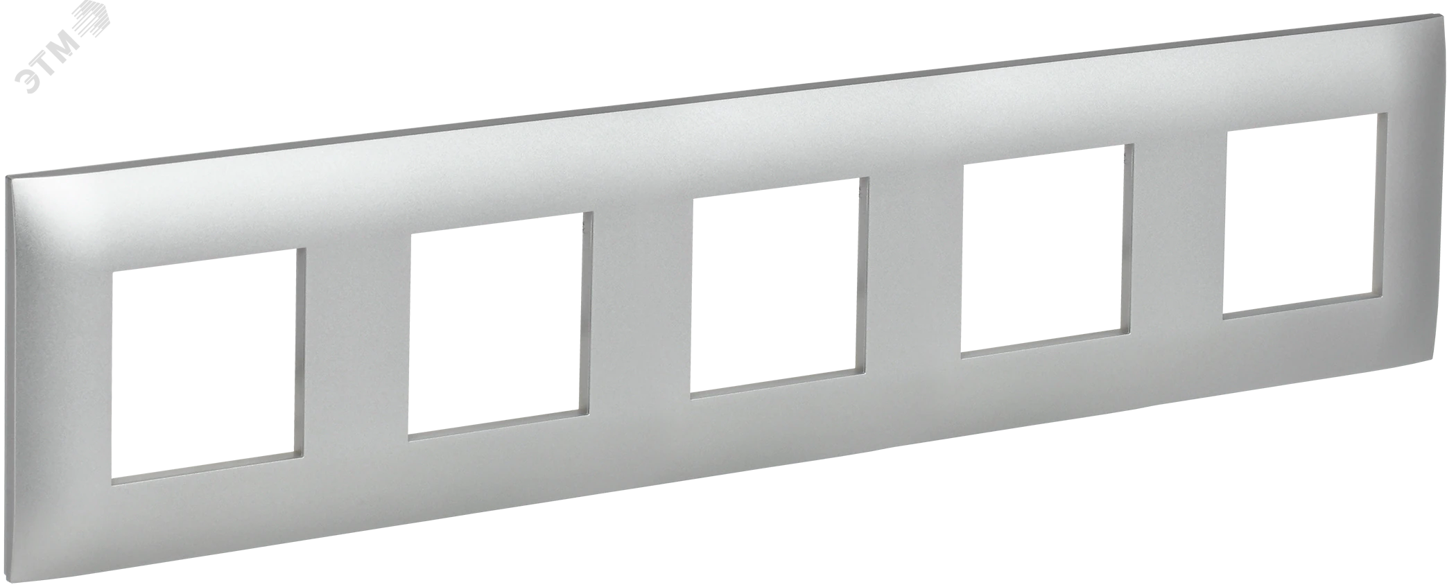 SKANDY Рамка 5-местная SK-F05S серебряный IEK SK-M52-K23