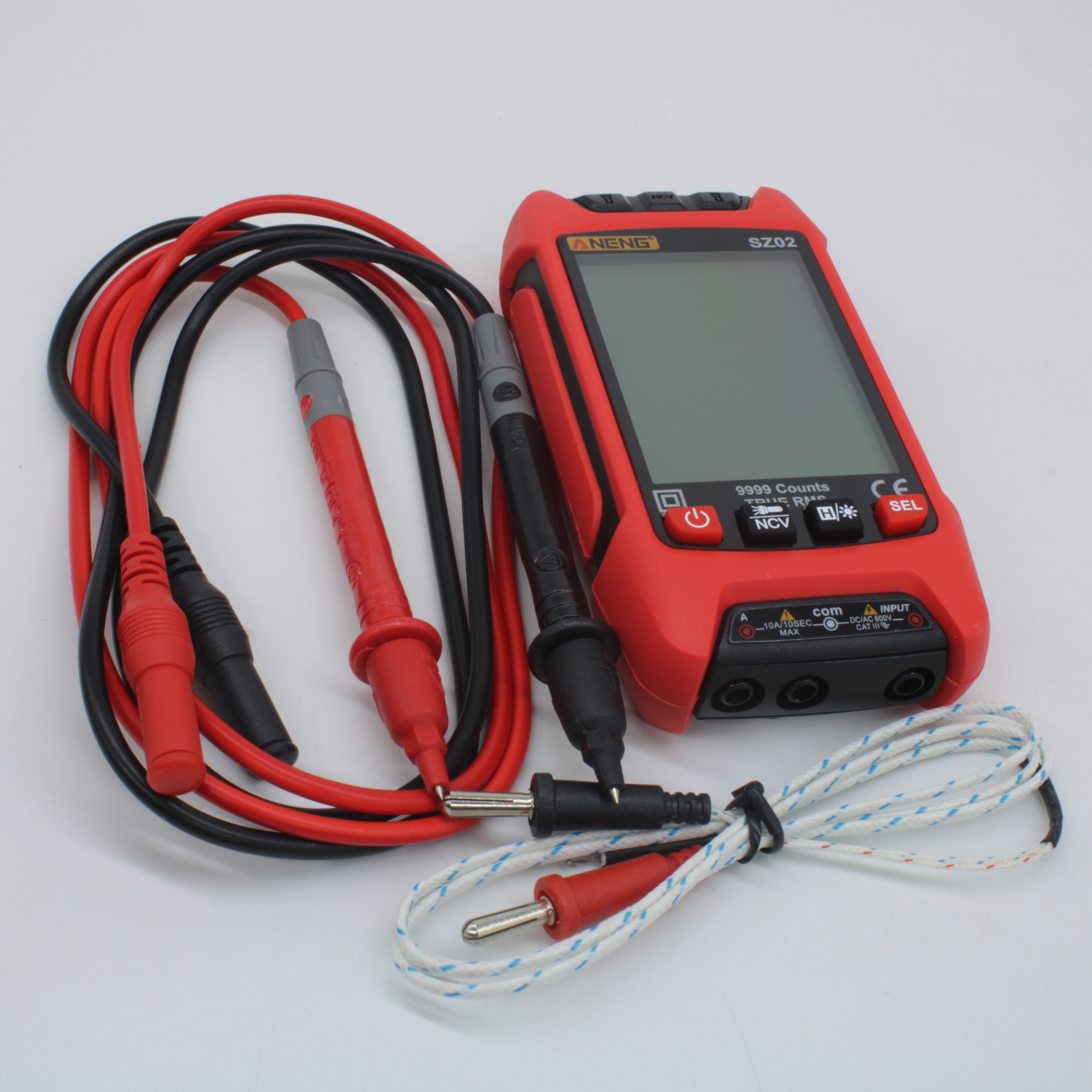 ANENG SZ02 - Мультиметр цифровой с автоматическим выбором диапазонов измерений, True RMS, NCV