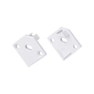 Заглушка ARH-DECORE-S12-EXT-F Square с отверстием 023901 - Заглушка с отверстием для профиля ARH-DECORE-S12-EXT-F Square, под квадратный экран.  Пластик, цвет - белый. Цена за шт.
