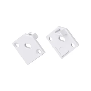 Заглушка ARH-DECORE-S12-EXT-F Square с отверстием 023901 - Заглушка с отверстием для профиля ARH-DECORE-S12-EXT-F Square, под квадратный экран.  Пластик, цвет - белый. Цена за шт.