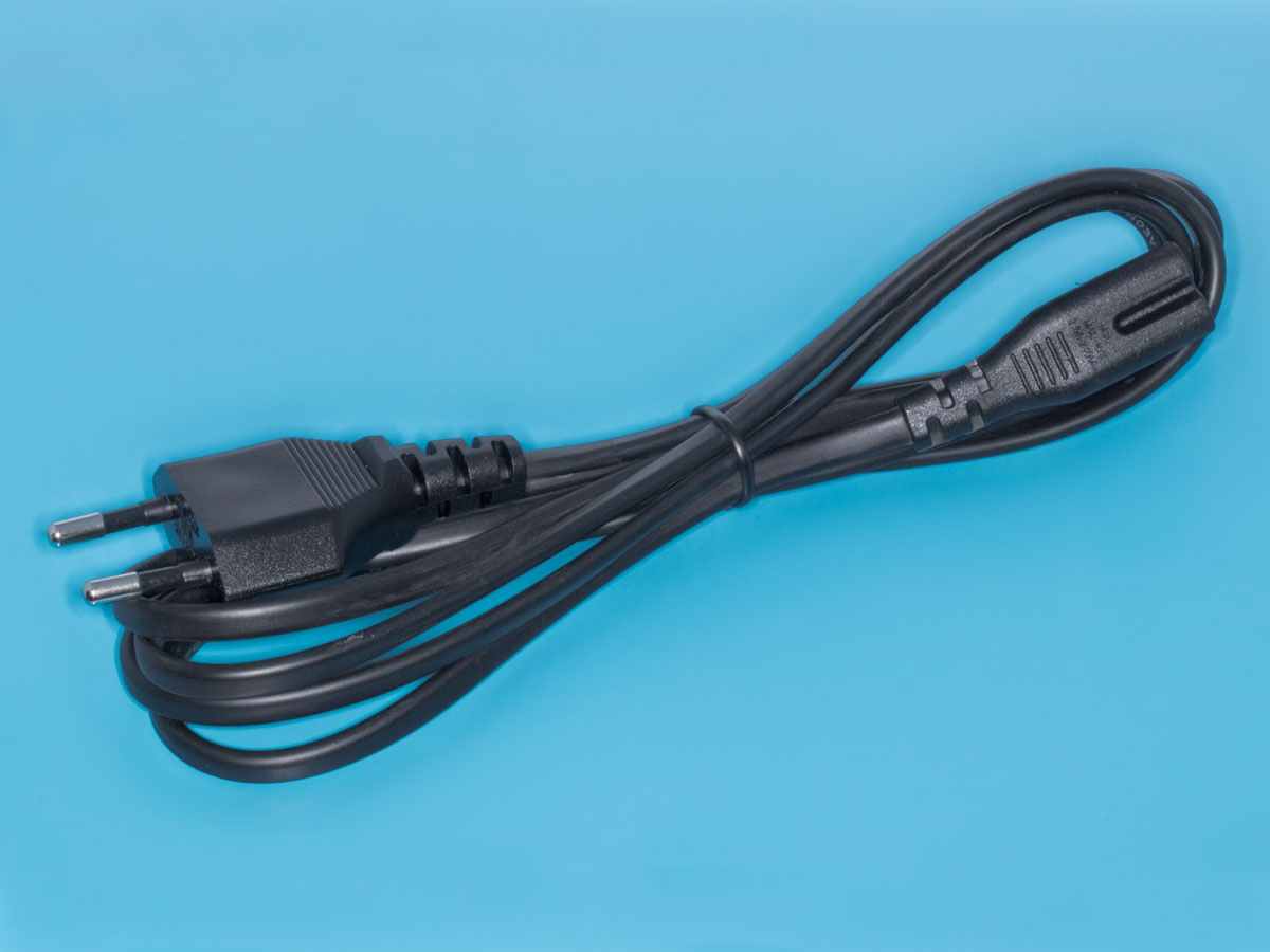 SCZ-20 - Кабель сетевой 220В для аудиотехники, 0809-1.8M-92, черный, 1,8м