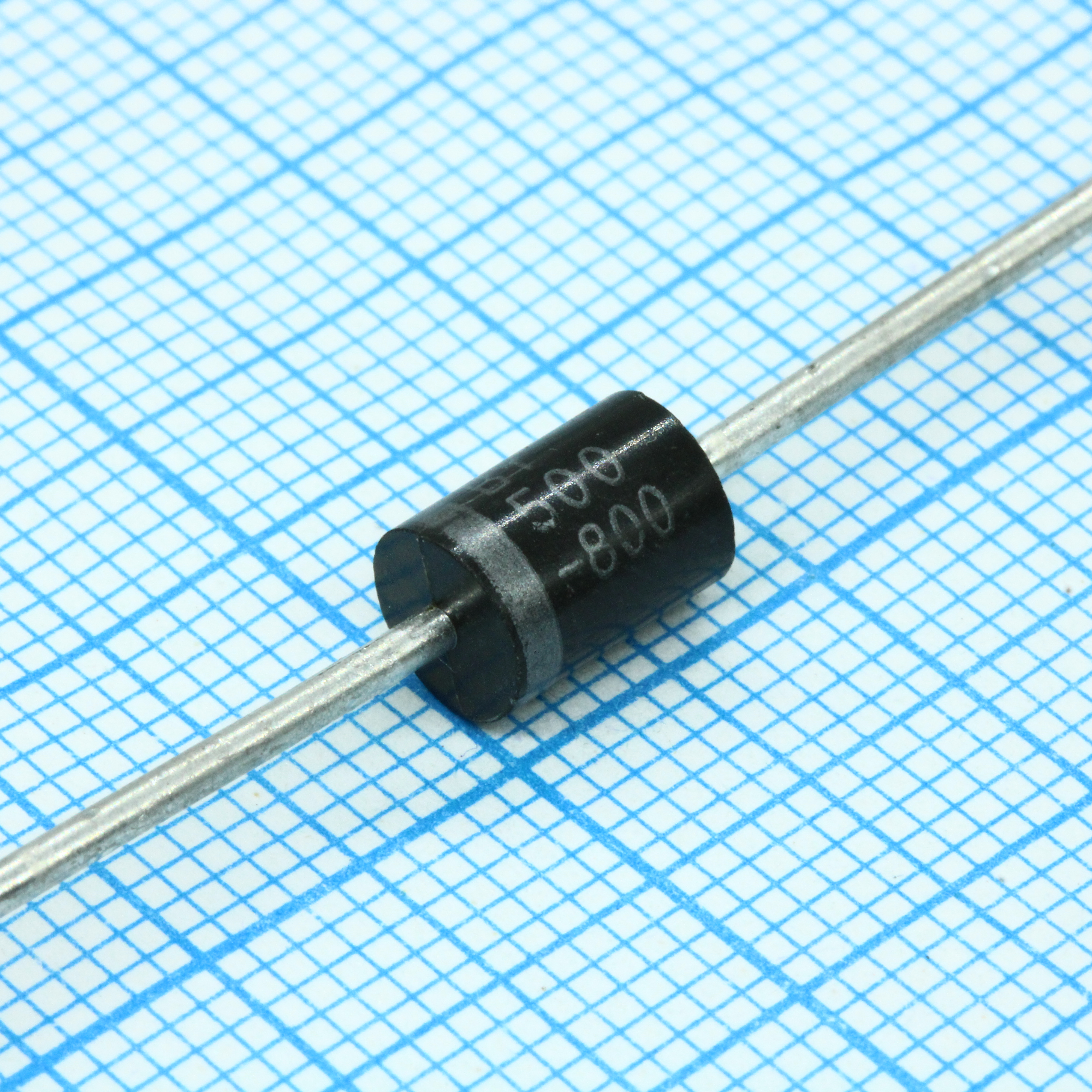BY500-800 - Диод импульсный 800В 5A 2-Pin лента в коробке