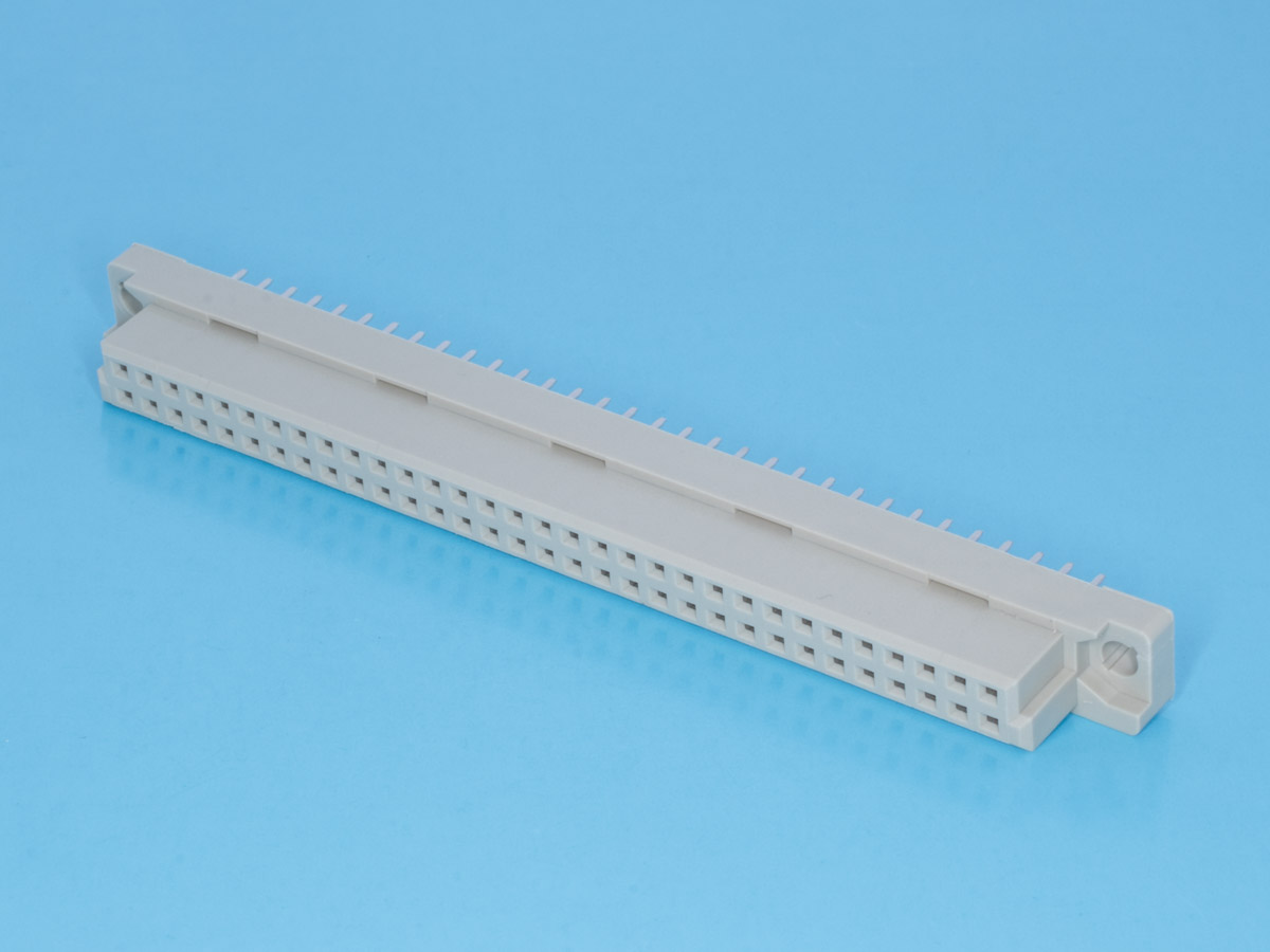 612B-64F-1 - Разъем DIN 41612 64 контакта, гнездо, длина контакта 4,0мм, 2 ряда