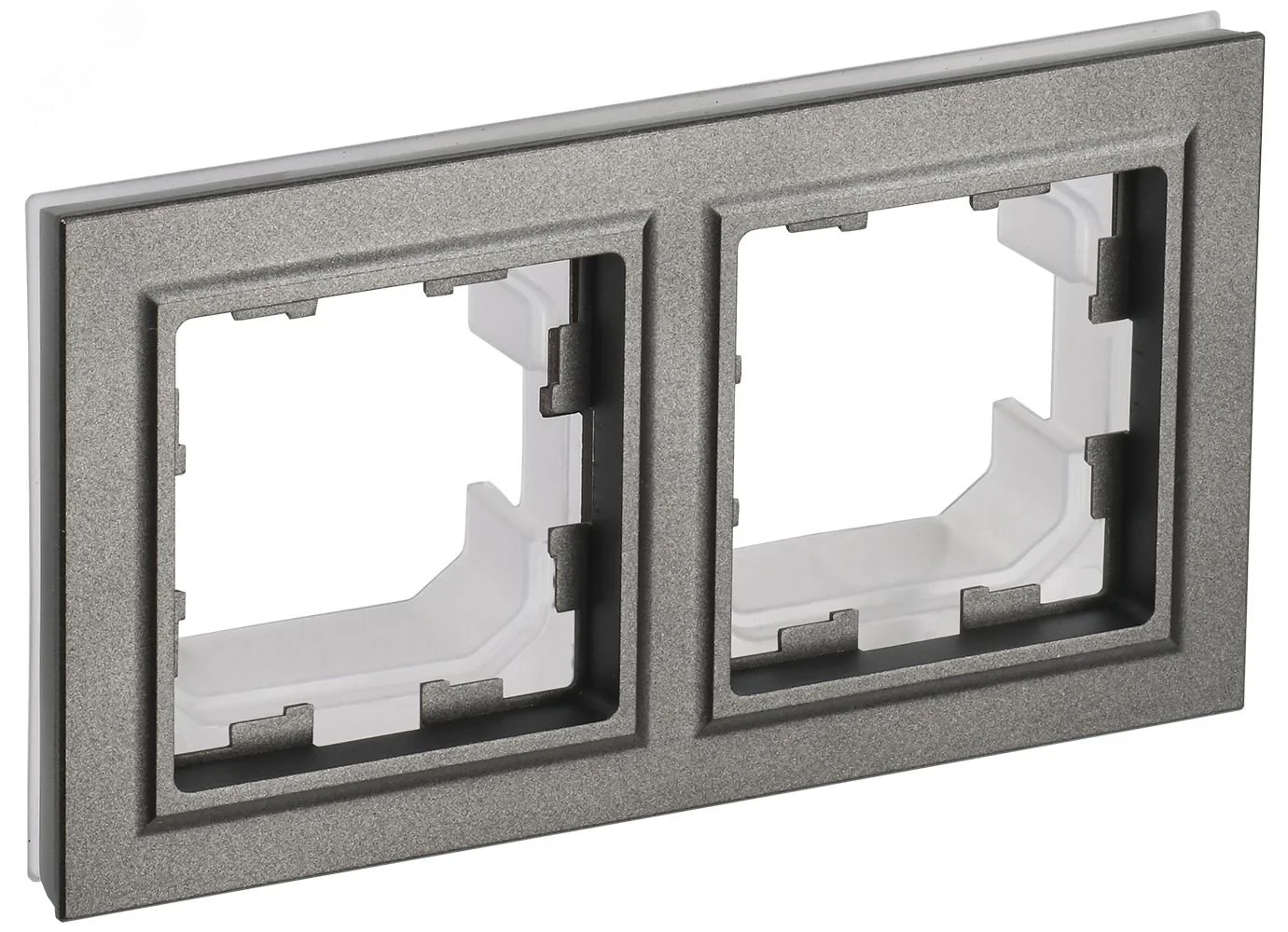 BRITE Рамка 2-мест. IP44 РУ-2-БрШ-44 шамп. BR-M22-44-K37