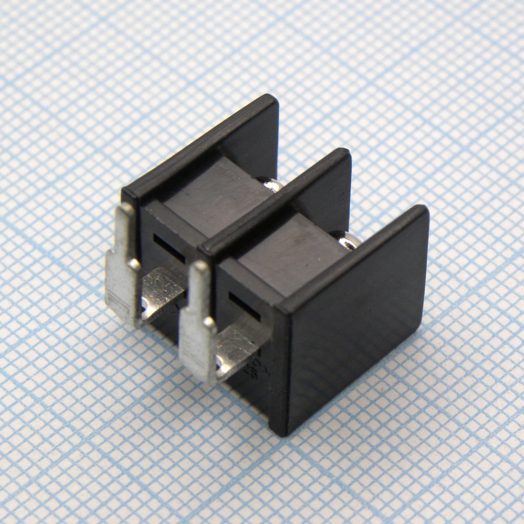 DG25R-B-02P-13-00A(H) - Барьерный клеммный блок 2 контакта. Серия DG25R-B