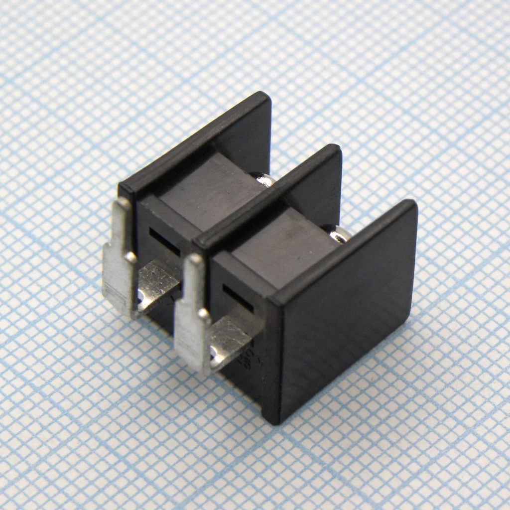 DG25R-B-02P-13-00A(H) - Барьерный клеммный блок 2 контакта. Серия DG25R-B