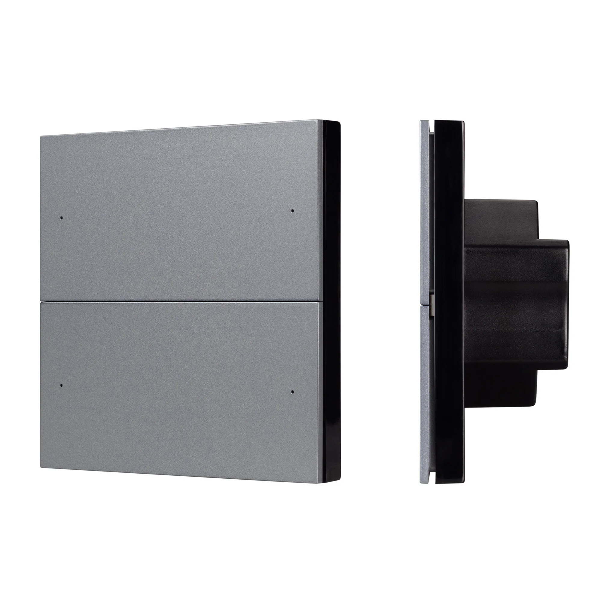 INTELLIGENT ARLIGHT Кнопочная панель SMART-DMX512-801-22-4G-4SC-DIM-IN Grey (230V, 2.4G) 039311 - Настенная встраиваемая кнопочная панель 2.4 ГГц, цвет серый. Материал - пластик. Для управления одноцветными источниками света (ШИМ) с помощью кнопок, 4 зоны