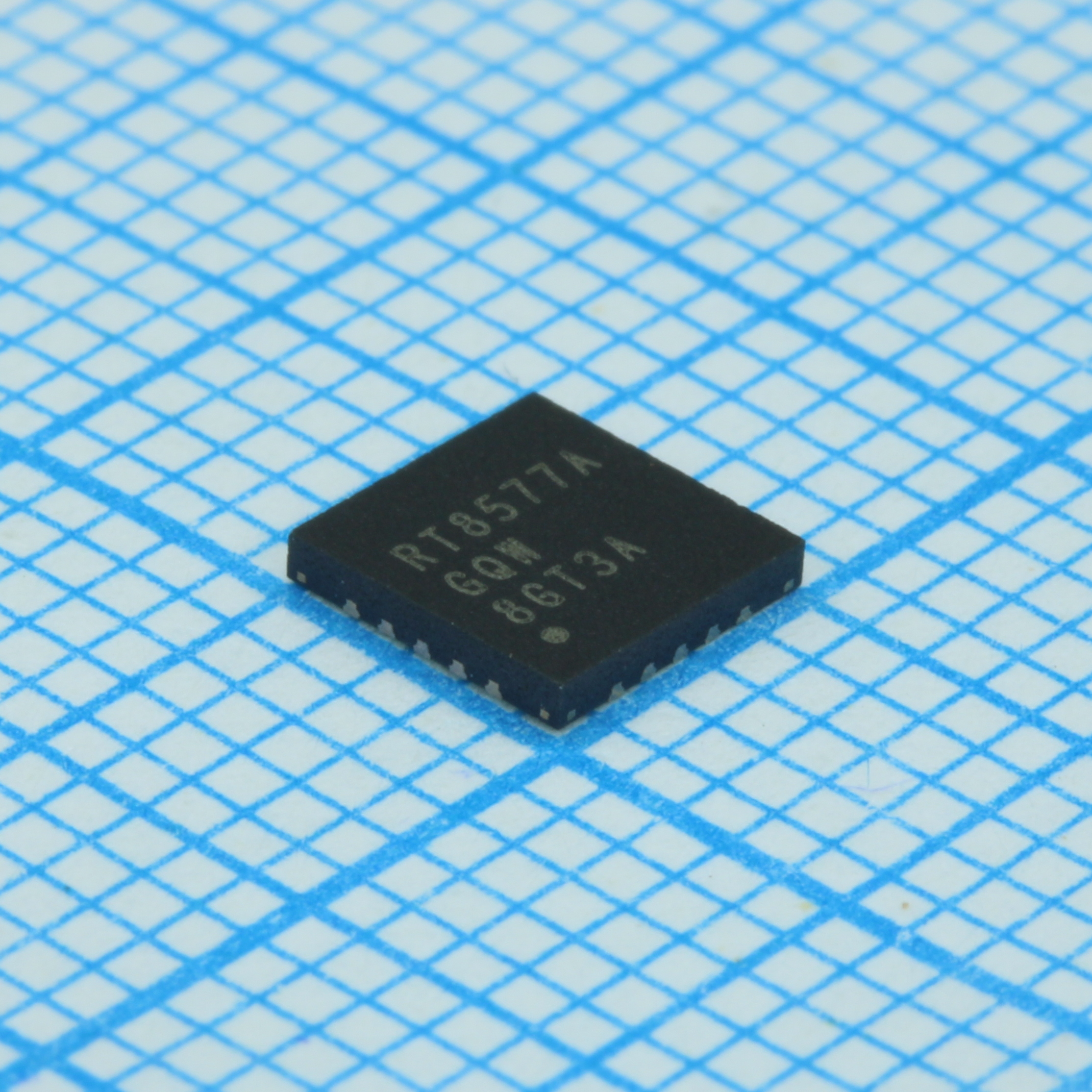 RT8577AGQW - Драйвер LED ШИМ 4-х канальный выход 120мА 20WQFN