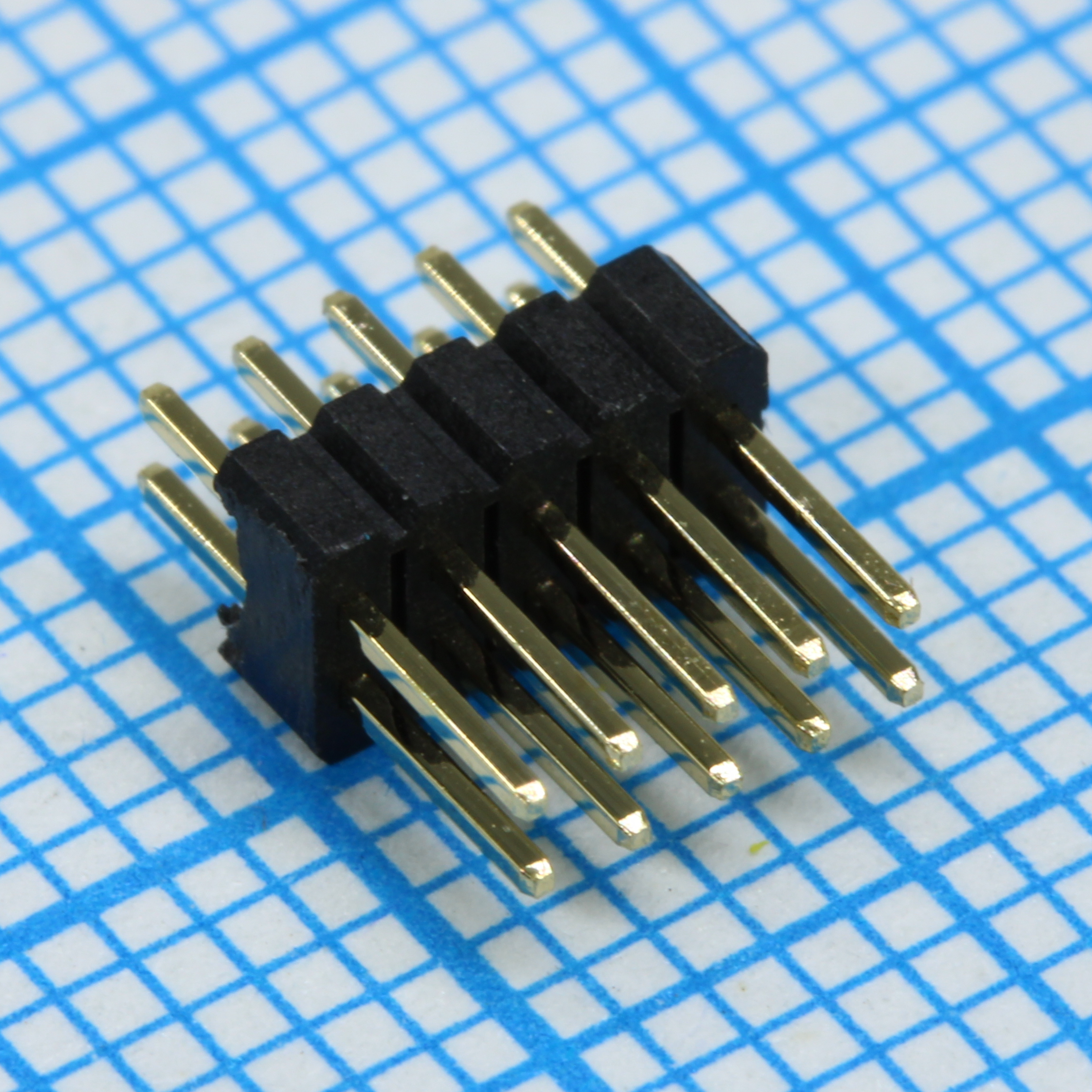 DS1031-06-2X5P8BV41-3A - Вилка штыревая 1.27 мм на плату, 2X5