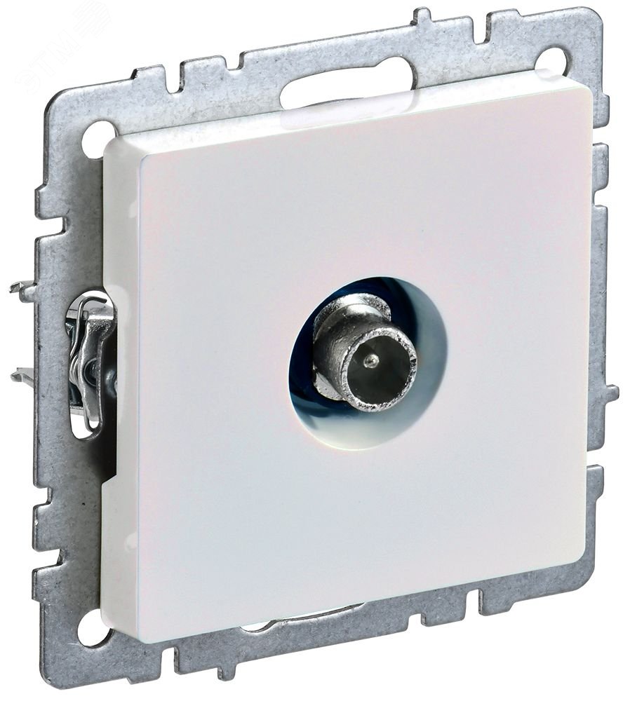 BRITE Розетка TV проходная РТВ10-0-БрЖ жемчуг BR-A10-P-K36