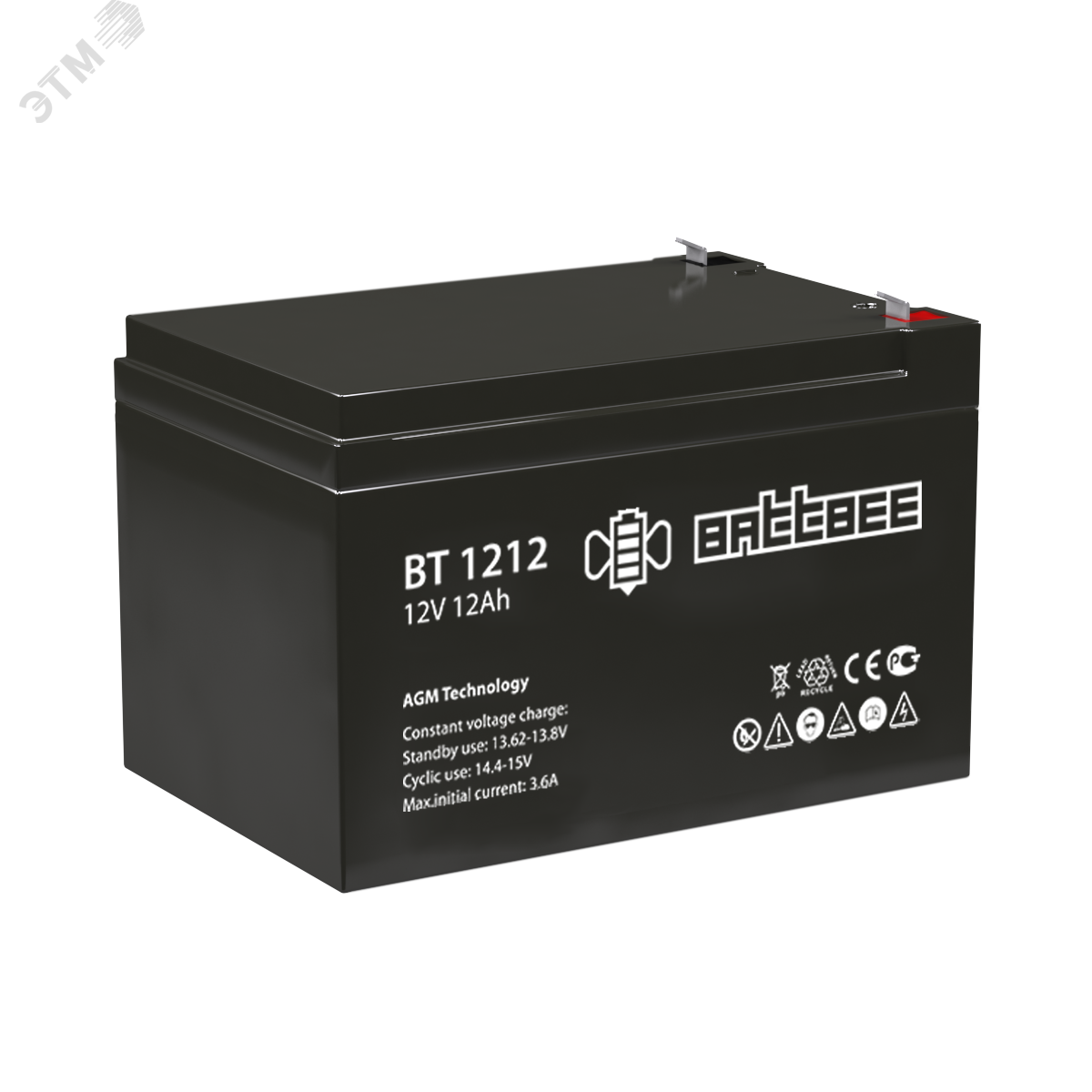 Аккумулятор BT 12-12 BattBee 4614060010006