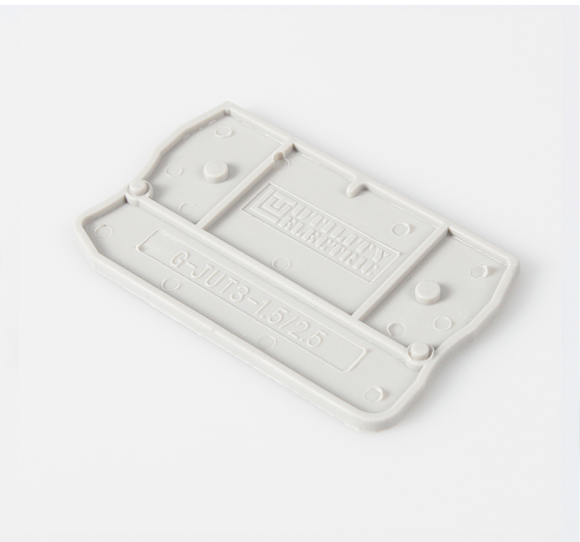 Торцевая крышка G-JUT3-1.5/2.5-GY - Торцевая крышка для клемм JUT3-1.5/2.5, цвет: серый