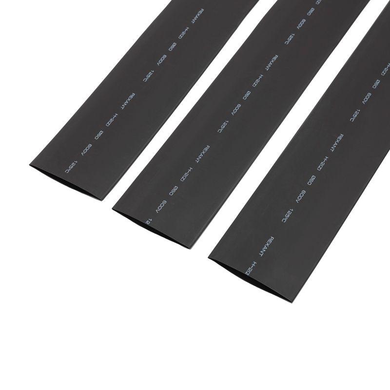 Трубка термоусадочная ТУТ нг 60,0/30,0 черная - 1м, не поддерживает горение