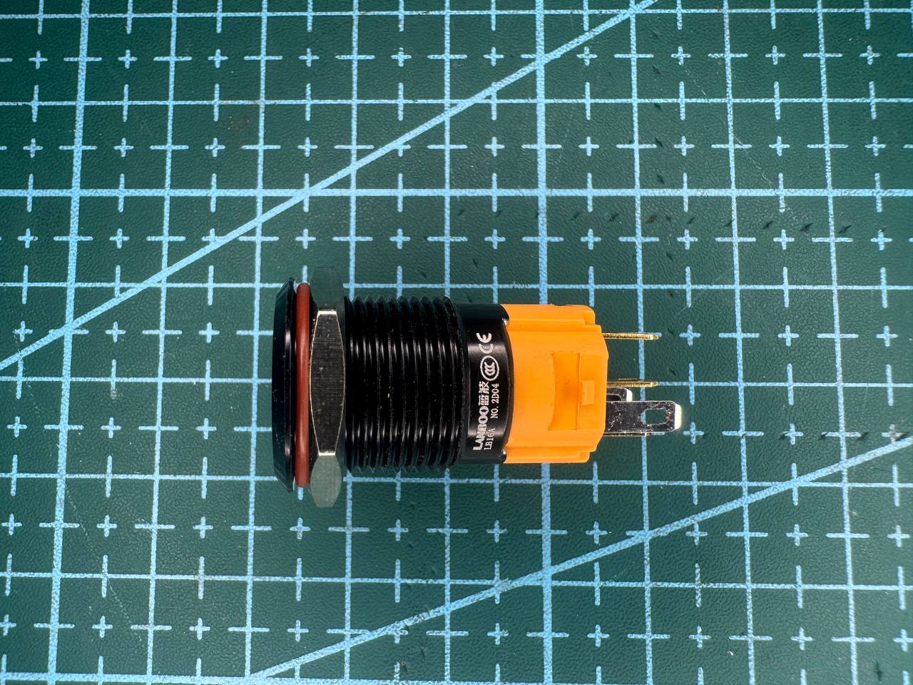 Кнопочный переключатель 16 мм из нержавеющей стали