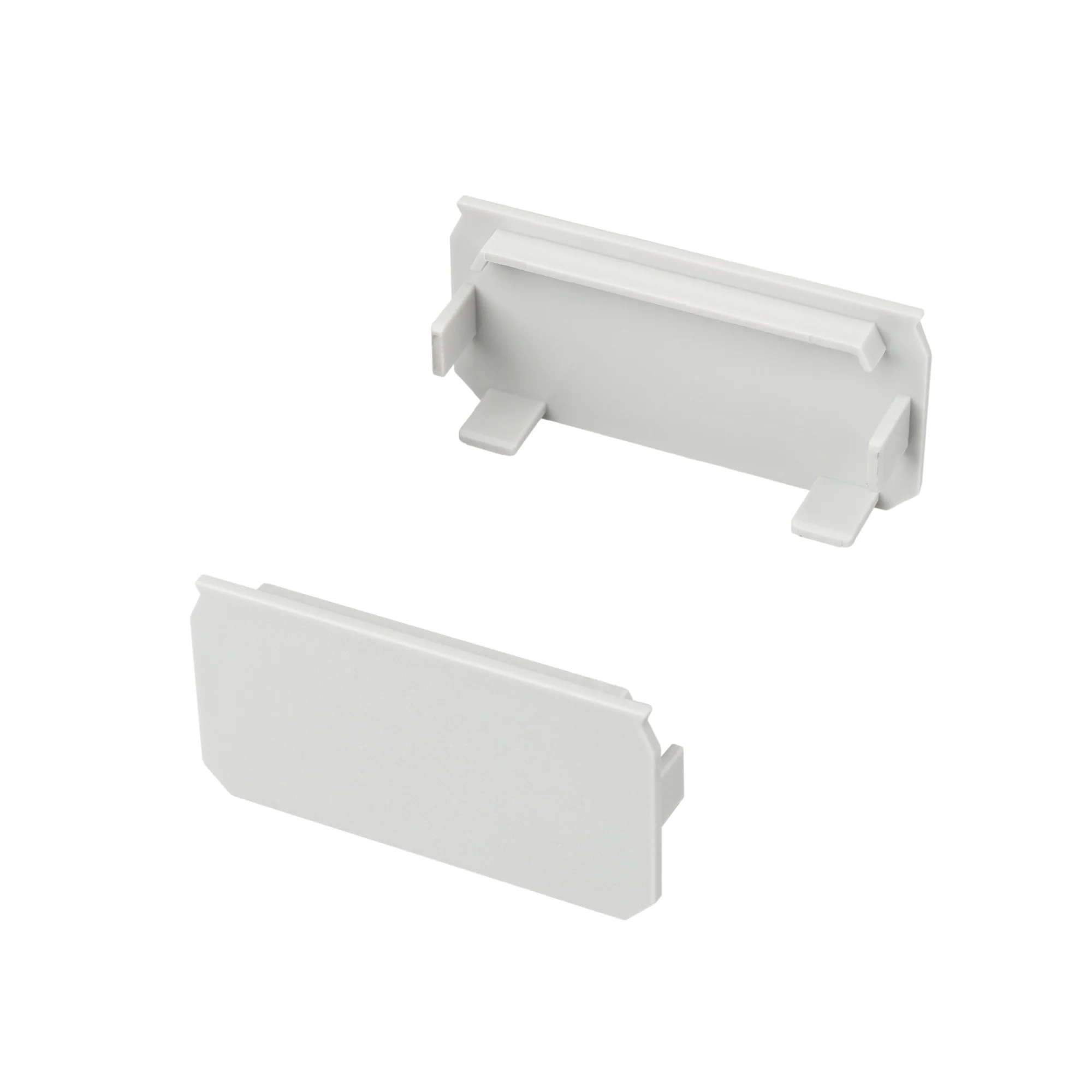 Заглушка для KLUS-POWER-W50H25-F-HIDE 028935 - Комплект заглушек для профиля KLUS-POWER-W50H25-F-HIDE. Цвет - серебристый.  В комплекте 2 заглушки, цена за комплект.