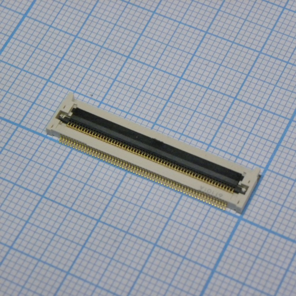 FPV-WZB-60 (0.5мм)W - Разъем для плоского шлейфа, 60 контактов, шаг 0.5мм, нижние контакты