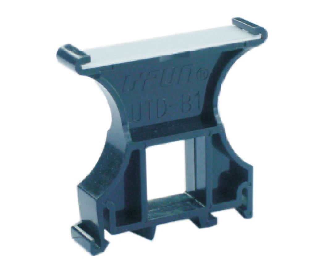 Держатель маркировки UTD-B1 - Держатель маркировки, узкий, цвет: черный, тип монтажа: DIN 35