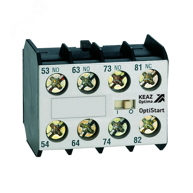 Блок контактный OptiStart K-MX-1004 фронтальный 4НЗ для мини-контакторов M 335851