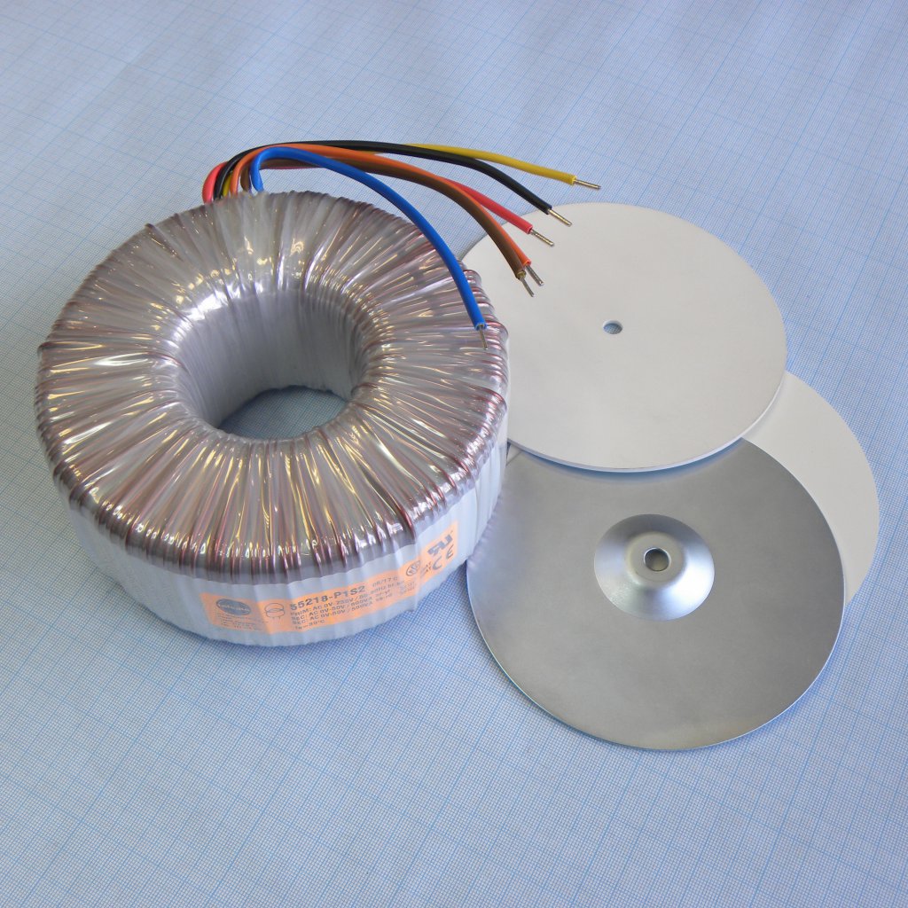 55218-P1S2 - Тороидальный трансформатор 1000ВА 230В 2x50В 10,000A S; TRT1000250