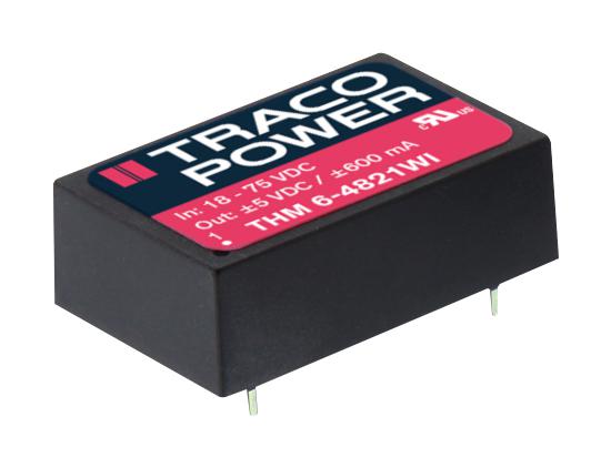 THM 6-0511WI - Преобразователь DC/DC на печатную плату вход 5В выход 5В 1.2A 6Вт 6-Pin PDIP