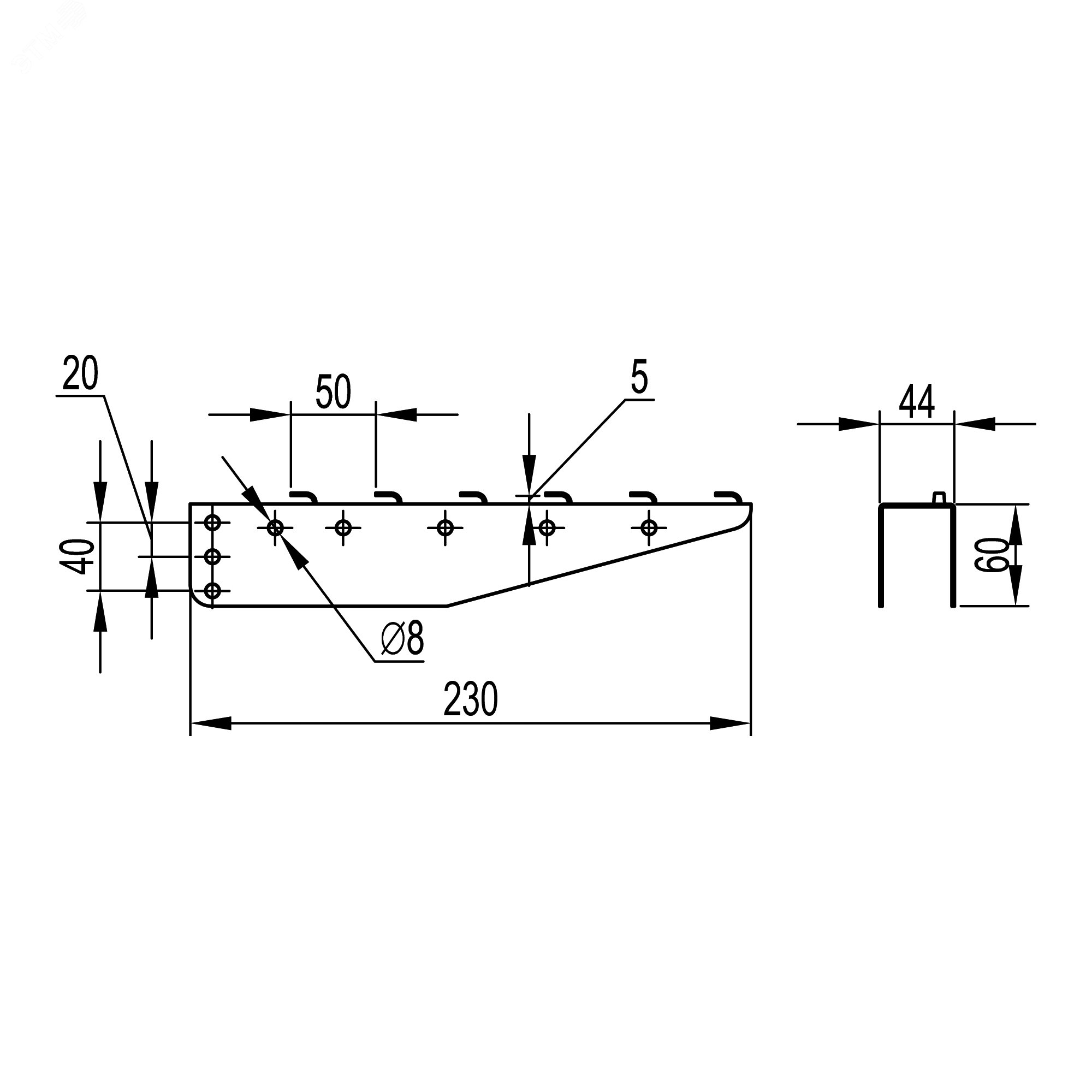 Консоль BM основание 200 FC34182