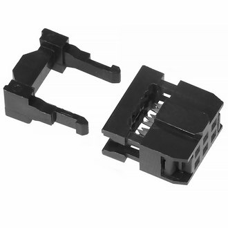 IDC-06F - IDC разъем, розетка на плоский шлейф 6pin(2x3), шаг 2.54мм