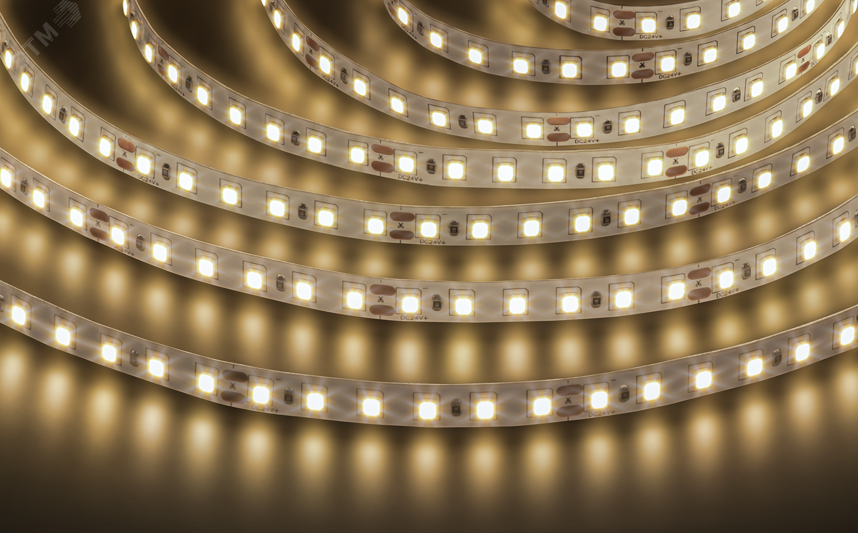 Лента светодиодная NLS-2835WW120-9.6-IP20-24V 5м 34428