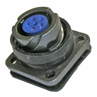FQ14-6PIN ZK - Блочная розетка, 6 контактов