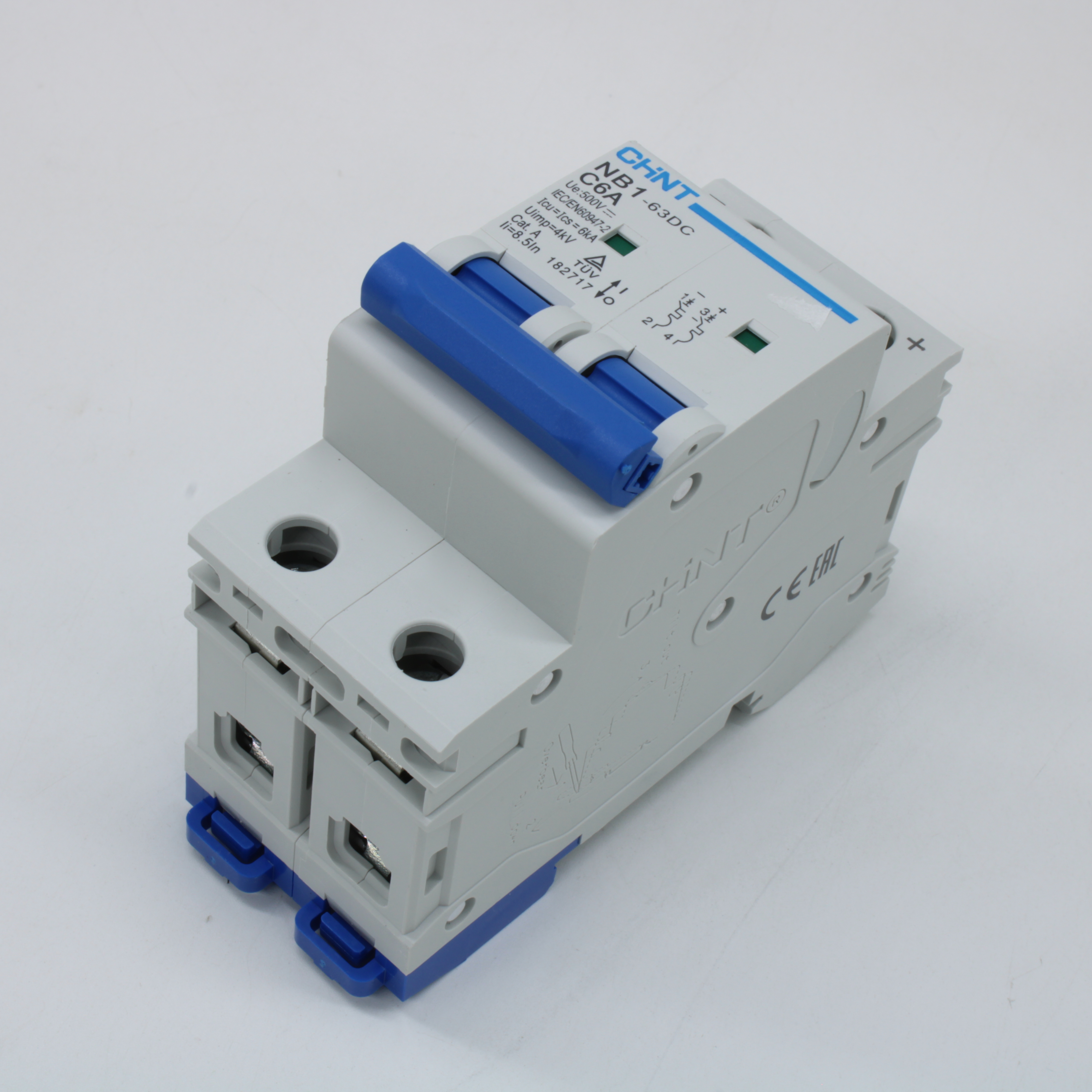 Авт. выкл. NB1-63DC 2P 6А 6кА х-ка C 500В DC (R) 182717