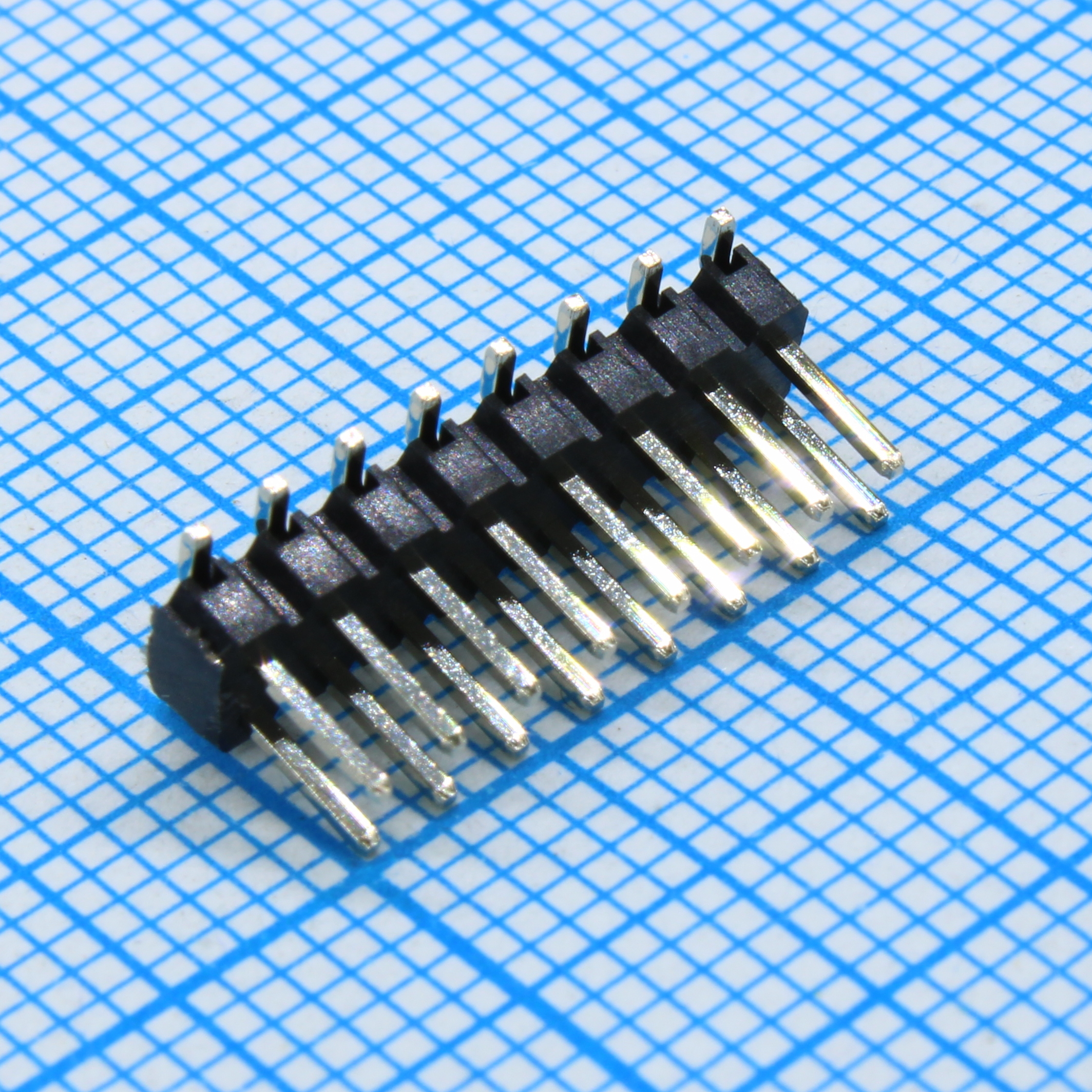 DS1025-08-2X8P8BXBS1-B - Вилка штыревая на плату SMD 2х8 контактов шаг 2.0мм вертикальная