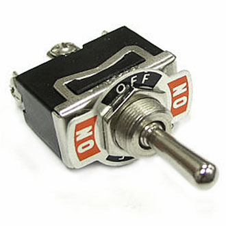 KN3(C)-123(A) (ON)-OFF-(ON) - Тумблер (ON)-OFF-(ON) (3c) 10А 250В винтовое крепление