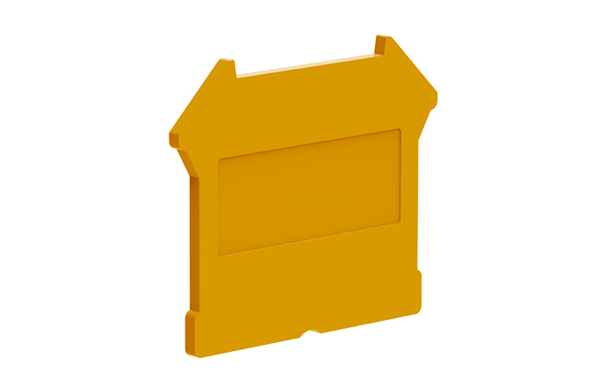 Торцевая крышка 303102 - Торцевая крышка для клемм SUK, цвет: оранжевый