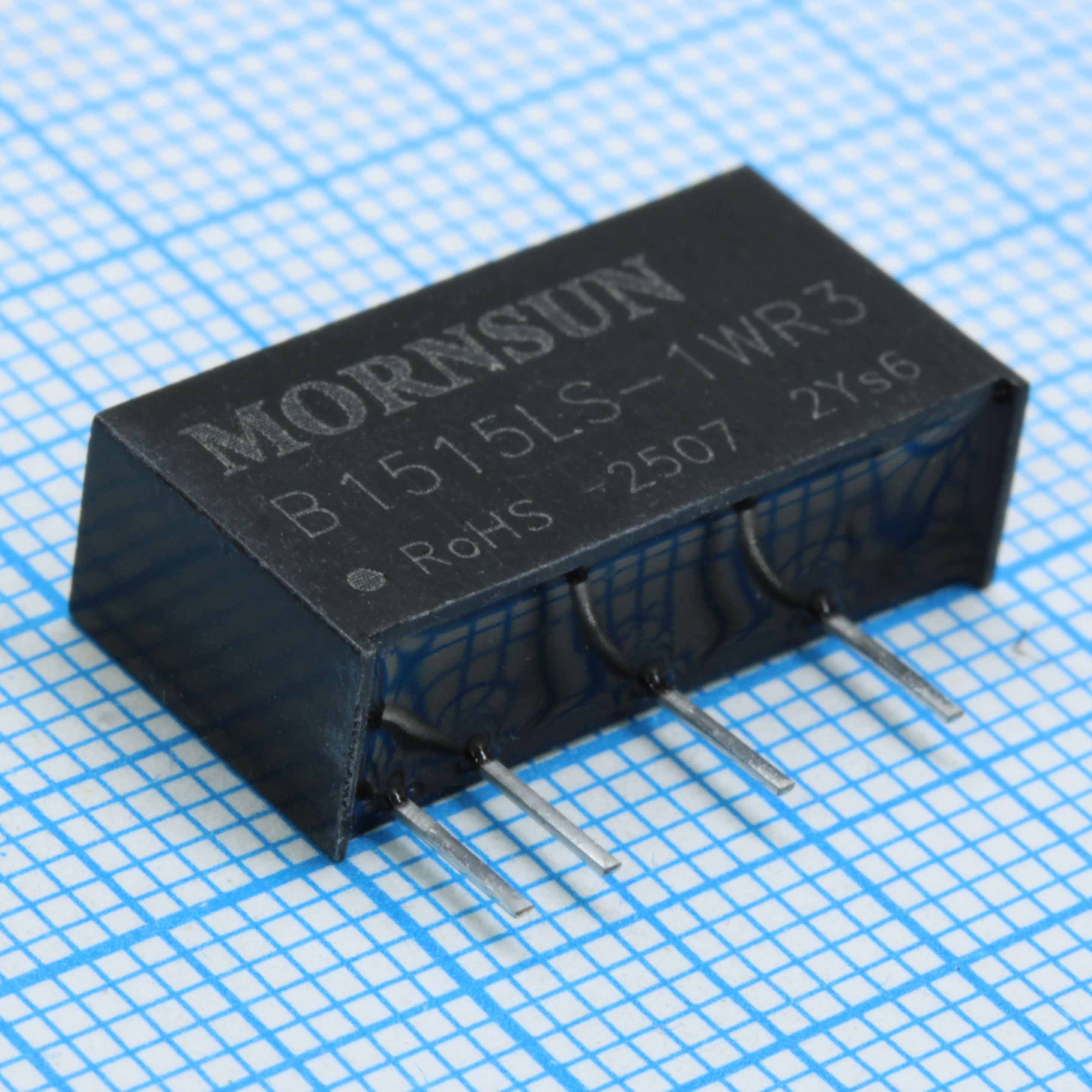 B1515LS-1WR3 - Преобразователь DC/DC на печатную плату вход 15В, выход 15В, 67мА (ТНТ)